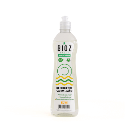 Detergente capim limão 470ml - Bioz Green