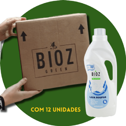 Lava Roupas 1L Caixa - Bioz Green