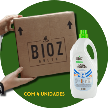 Lava Roupas 3L Caixa - Bioz Green
