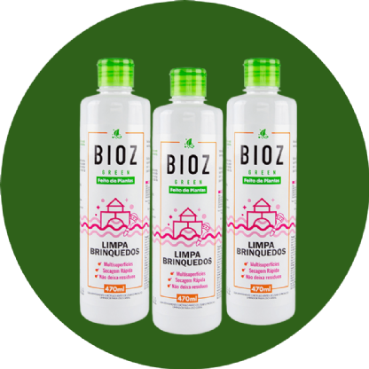 Trio Limpa Brinquedos 470ml - Bioz Green