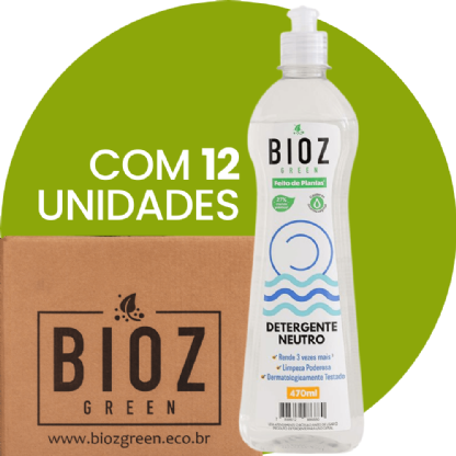 Detergente Neutro 470ml Caixa - Bioz Green