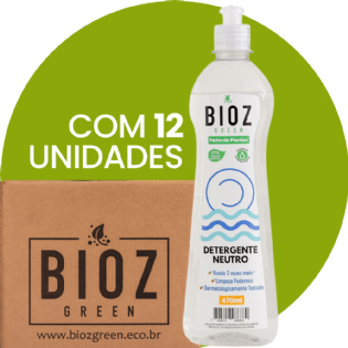Detergente Neutro 470ml Caixa - Bioz Green