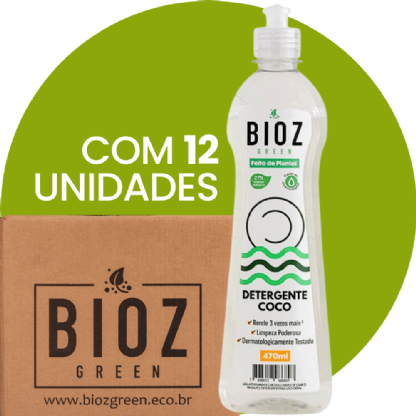 Detergente Coco 470ml Caixa - Bioz Green