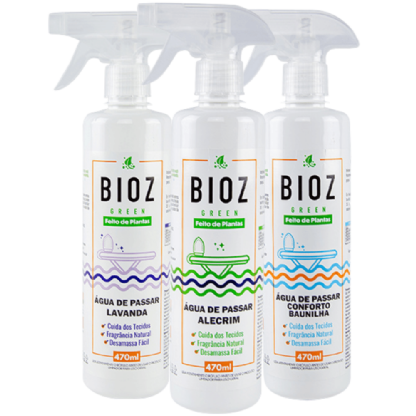 Trio Água de Passar 470ml - Bioz Green