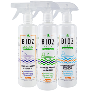Trio Água de Passar 470ml - Bioz Green