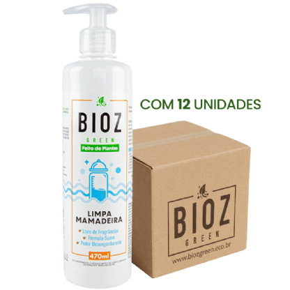 Limpa Mamadeira 470ml Caixa - Bioz Green