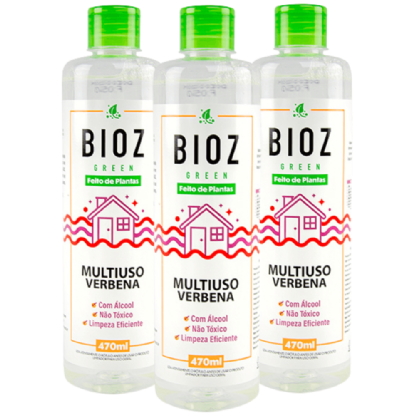 Trio Multiuso Verbena 470ml - Bioz Green