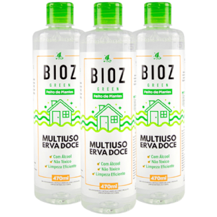 Trio Multiuso Erva Doce 470ml - Bioz Green