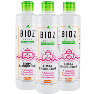 Trio Limpa Brinquedos 470ml - Bioz Green