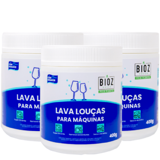 Trio Lava Louças para Máquina 400g - Bioz Green