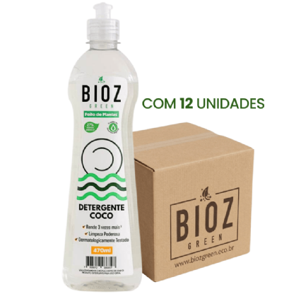 Detergente Coco 470ml Caixa - Bioz Green