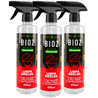 Trio Limpa Grelha 470ml - Bioz Green
