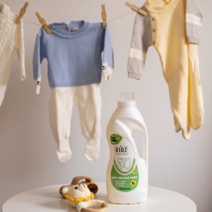 Trio Lava Roupas Baby 1L - Bioz Green