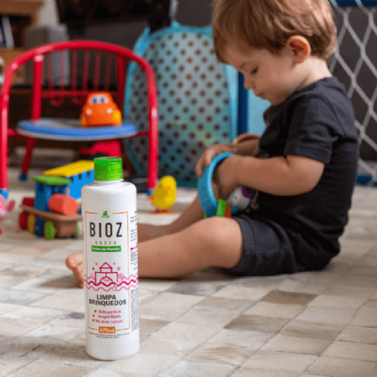 Kit Bebê 1 - Lava Roupas Baby 1L + Amaciante Baby 900ml + Limpa Mamadeira + Limpa Brinquedos 470ml