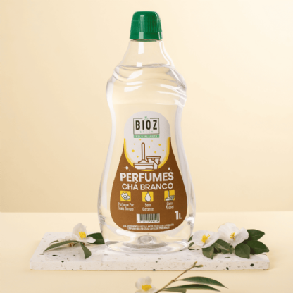 Limpador Perfumado Chá Branco 1L - Bioz Green